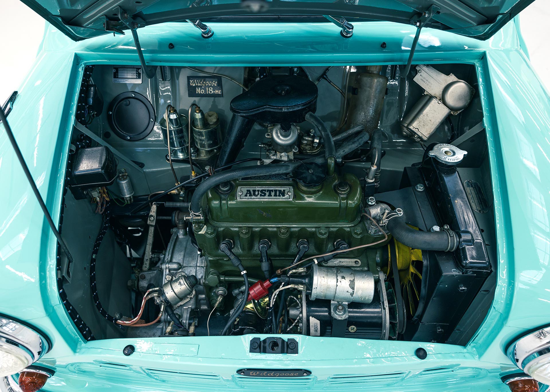 Highlight of the motor of the Mini Wildgoose.